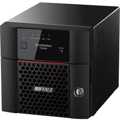 BUFFALO TeraStation 3230DN 2-Bay 8TB (2x4TB) Desktop Small-Med Business NAS w/Hard Drives Included