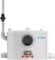 HOCANFLO 800W Macerator Pump with Impeller Blades, High Efficiency Sewerage Pump, Basement Kitchen Bathroom Bedroom Pump, Sewage Treatment Pump for Laundry and Sink, 2 Outlets/4 Inlets