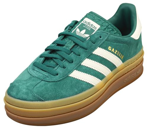 adidas Gazelle Bold W Code JI0325 Shoes, Green White, 6 UK