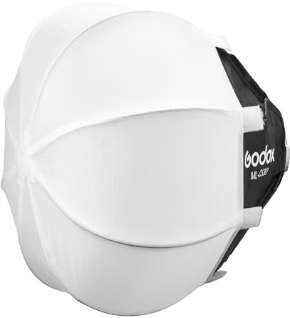Godox Collapsible Lantern ML100Bi Softbox with Omnidirectional Beam Spread for Professional Photographers and Videographers (White)