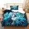 Hatsune Miku Bettbezug Set Bettwäsche-Sets Kinderbettwäsche Reißverschluss Mit Kissenbezug Betten Set Für Jungen Und Mädchen, Kinder Single（135x200cm）