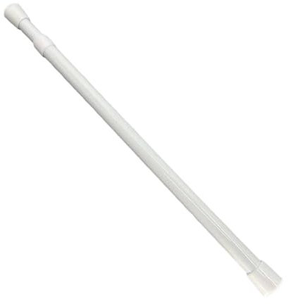 Asta telescopica, piccola asta di serraggio allungabile, asta di serraggio senza foratura, piccola barra di tensione regolabile per asta per tenda da doccia, armadio, libreria (30-50 cm)