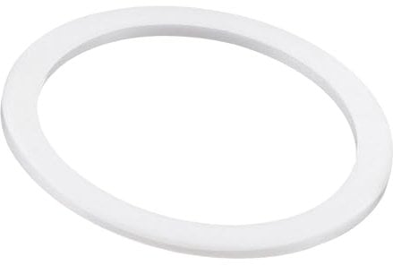 TOP-VIGOR 5Pcs PTFE Flat Washers 55mm OD 45mm ID 2mm Thickness Sealing Gasket Flange Gasket for Faucet Pipe Water Hose, White