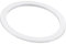 TOP-VIGOR 5Pcs PTFE Flat Washers 55mm OD 45mm ID 2mm Thickness Sealing Gasket Flange Gasket for Faucet Pipe Water Hose, White