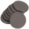 sourcing map Lot de 8 patins antidérapants pour meubles, 3 cm, patins de protection de sol antidérapants pour lit, canapé, table (marron)
