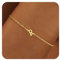 RMMD Armband Gold Damen - Gold Vergoldete Armband mit Buchstaben R Armband Armbänder Damen Gold Armband Namensarmband für Mädchen Personalisiertes Armband Damen Schmuck Geschenke