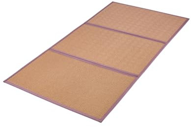 VEVOR japanische Tatami Matte Faltbare Tatami-Matratze aus Rattan (2032 x 990 mm), klappbare Bodenmatratze rutschfeste Schlafmatte zum Schlafen Meditieren Yoga Entspannung, leicht zu reinigen