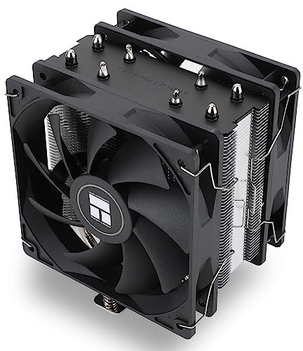TR-Assassin X 120R SE PLUS CPU Cooler, 4×6mm Heat Pipes, 1550RPM Speed 120mm PWM Quiet Fan CPU Cooler with S-FDB Bearing, for AMD AM4 AM5/Intel 1700/1150/1151/1200,Computer CPU Cooler