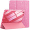 JETech Custodia Glitter per iPad (A16) 11a/10a Generazione (2025/2022) con Portapenne, Cover Sottile Scintillante Carina per Bambini e Ragazze, Guscio Posteriore Trasparente Lucido (Rosa)