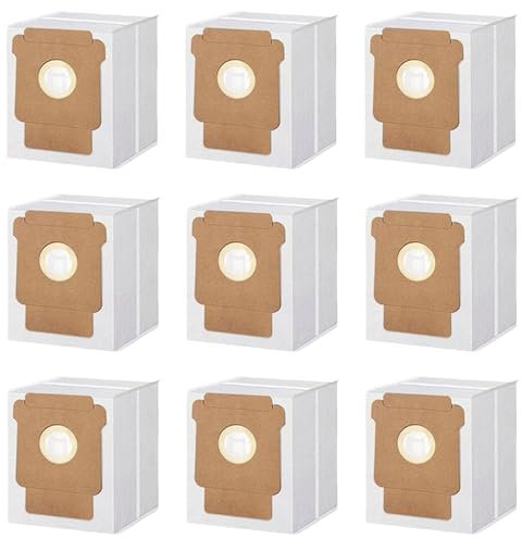 Ersatz-Staubsaugerbeutel für iRobot Roomba Plus 505 Combo/105 Vac/105 Combo/Roomba Max/2 Essential Robot Q052/705 Vac Staubsauger, Staubbeutel-Sammelbeutel, Zubehör-Set, 9 Stück