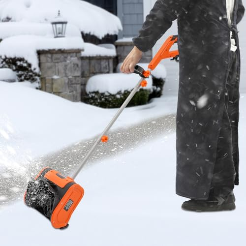 Elektrische Schneefräse 1800W, 3500 U/min, 32 cm Räumbreite, Kabelgebundene Schneefräse Für Gehweg, Hof & Terrasse | Elektrische Schneefräsen Mit 8m Auswurf