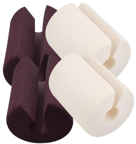 Toyvian Door Pinch Guard 4Pcs Foam Cylindrical Door Stopper Finger Protector for Home Safety