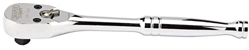 Draper 43718 1/4-Inch Square Drive 60 Tooth Sealed Head Reversible Ratchet , Blue
