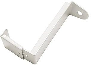 Gardinia Adapter für Spannvitragen, Für Spannstangen mit Ø 9 mm, Verstellbar von 20-28 mm, 2 Stück, Metall, Weiß