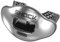 Shock Doctor Max Airflow 2.0 Chrome Mundschutz mit abnehmbarem Strap - Silber