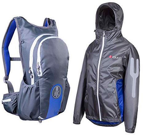 BYC FOR.BICY O101076-N127 JACPACK MEDIUM 15L Sports backpack Damen CASTLEROCK/BLUE Größe S