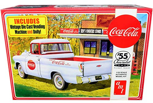 AMT AMT1094 1/25 Pick-Up Chevrolet 1:25 1955 Chevy Cameo Coca-Cola Pickup, Multicoloured