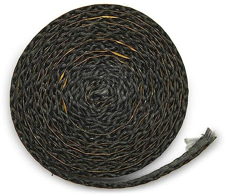 Kamindichtung 2m, ø 10x2mm Stegdichtung Lippendichtung Dichtband selbstklebend für Scheiben-Dichtung. Passend für verschiedene Oranier Kamin Modelle