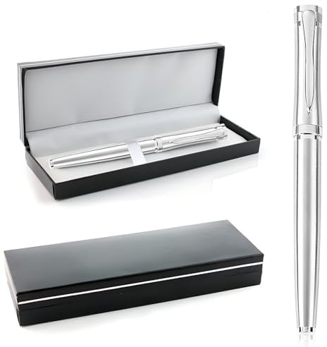 HPiano Füllhalter Eleganza,Füllfederhalter Set,13,5 cm Füller mit Box,Fountain Pen,Füllfederhalter,Kalligraphie Füller,Spitze Metall Kalligraphie Füller,Füller für Standard-Tintenpatronen