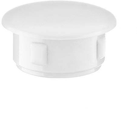 EMFA Bouchon Cache Trou 30 mm Blanc – Capuchon Plastique obturateur pour Meubles et Trous de Fixation – 3 cm – Lot de 25 pièces