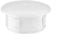 EMFA Abdeckstopfen für Bohrung Durchmesser 30 mm Weiß RAL 9010 Blindstopfen Abdeckkappen Endkappen Verschlusskappen 25 Stück Kopfdurchmesser 36 mm, Borloch 3 cm