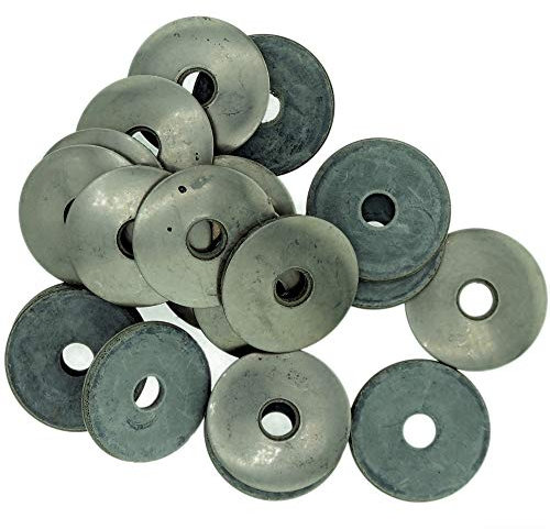 D6.7 (6.7 mm x 16 mm) arandela de sellado (EPDM gris), acero inoxidable (A2) (paquete de 20)