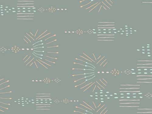 Art Gallery Fabrics Morning Walk Baumwoll-Popeline-Stoff, Meterware.