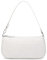 Right 20 Women's Handbag Small Shoulder Bag White Women's PU Leather Shoulder Bag Woman Vintage Shoulder Mini Handbag Clutch Purse Messenger Bag, White, Retro