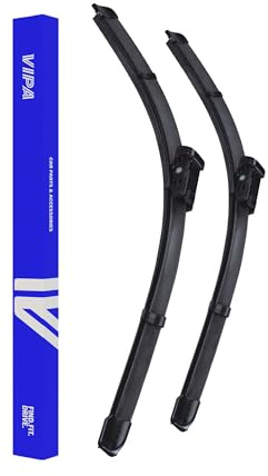 Vipa Car Parts Premium Wiper Blade Kit | Fits: AUDI A8 Saloon (Nov 2009 to May 2017) | All-Weather Performance | Durable, Streak-Free Windshield Wipers | Easy Installation