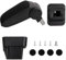 vidaXL Reposabrazos para Coche ABS Negro 13x34x(33-46) cm