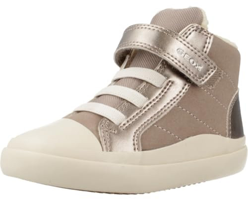 Geox Baby - Mädchen B Gisli Girl Sneaker, Beige, 22 EU