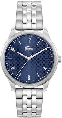 Lacoste Analog Quarzuhr für Herren Kollektion Lisbon mit Edelstahlarmband Edelstahlarmband - 2011325