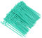 Green Cable Zip Soft Tie, 300Pcs 5 Inch Green Zip Garden Soft Tie 13cm Length Reusable Support Soft Wire Vine Zip Garden Tie Set