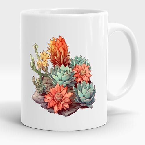 Dropful Mug diseño de cerámica cactus 325 ml