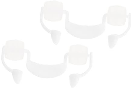 BESTonZON 6 Pièces Dents de Vampire Dents de déguisement Faux dentier réutilisable Makeup Halloween Make up Halloween Fausses Dents Jouet de Dents Faux dentiers Plastique Blanche