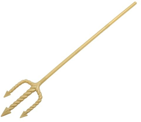 COLLBATH Accessoire De à Trois Branches Accessoire De Costume De Trident Accessoires De De Trident Baguettes Fourche du Diable du Diable Fourche De Démon Jouet Plastique