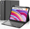 IVEOPPE Funda Redmi Pad Pro 12.1 con Teclado, Teclado Xiaomi Poco Pad 12.1 Pulgadas 2024, Funda Teclado Retroiluminado Español Ñ Desmontable Bluetooth para Xiaomi Redmi Pad Pro 12.1 2024, Negro