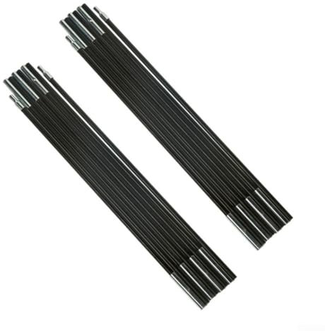 Lecreatekit Fiberglas-Zeltstangen-Ersatz, 3,9 m, hohe Zähigkeit und lange Lebensdauer (3,9 m)