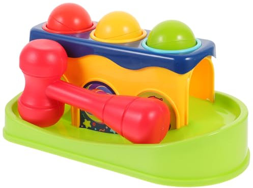HAWILLOSCH Carino Giocattolo Martello Musicale per Bambini Tavolo con Martello Giocattolo Educativo per Ragazzi E Ragazze Compleanno Casuale