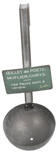 KITANDOVE Vaso Per Fiori A Forma Di Cucchiaio Fioriera in Ferro Sospesa Per Piante Da Giardino Decorativa Per Balconi E Interni