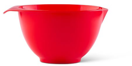 WePrep - Colourful Large Mixing Bowl - Meal Prep, Mixing, Serving, Baking, Salads - Red