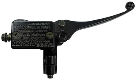 GFDSGRE Manetas Moto Bomba de Freno de Motocicleta, Cilindro Maestro Delantero, Palanca de Freno hidráulico Derecha for Moto de Cross, cuatriciclo, ciclomotor, Scooter, Buggy, Go Kart(Noir)