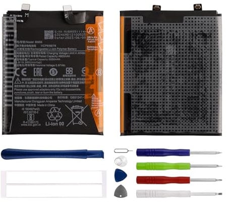 Duotipa 4900mAh Neu Ersatzakku BM55 Kompatibel mit Xiaomi Mi 11 Pro/Mi 11 Ultra akku mit Reparatur Tools Kit