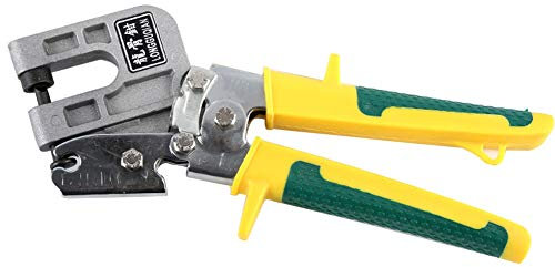 Punzonadora Pladur, Herramientas Pladur, Pladur Techo Herramienta Junta Tening Alicates de terminales, Antideslizante TPR Mango Perforadora Alicates, Pinza para Perfiles de Placas de Yeso