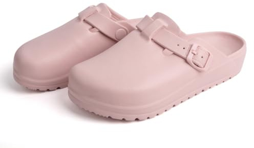 Zoccoli da giardino da donna, leggeri, per infermiere, cucina, spiaggia e casa, zoccoli da donna con design stampato, pantofole da passeggio