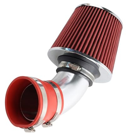 Tubo Di Aspirazione Aria Kit Filtro Aria Di Aspirazione Racing Short Per Ram Per BMW E46 Serie 3 323 325 328 330 1999 2000 2001 2002 2003 2004 2005(DR408-RD-SL)