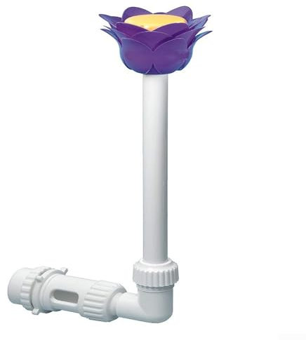 Sumsoctober Shaped Pool Fountain with Adjustable Spray Distance – Decorative Waterfall Aerator for Above Ground and In-Ground Swimming Pools and Garden Ponds