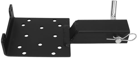 Generic Winch Hitch Mount mit Zubehörpaket 2in Black Carbon Steel Receiver Winch Halterung Montageplatte Montageplatte für ATV UTV SUV Truck Pickup