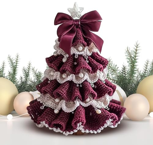 Albero Di Natale In Filato Centrotavola