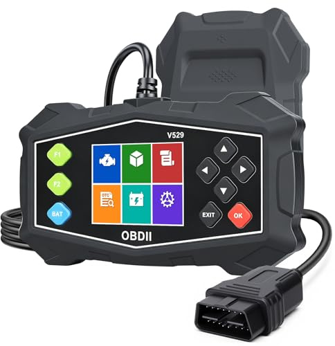 ZEXMTE Professional OBD2 Scanner Diagnostic Tool for 12V vehicles | with Data Stream&40,000 DTC, Mode 6, Mode 8 & I/M Readiness, Enhanced Code Reader for Cars&Trucks, 2.8'' Color Screen
